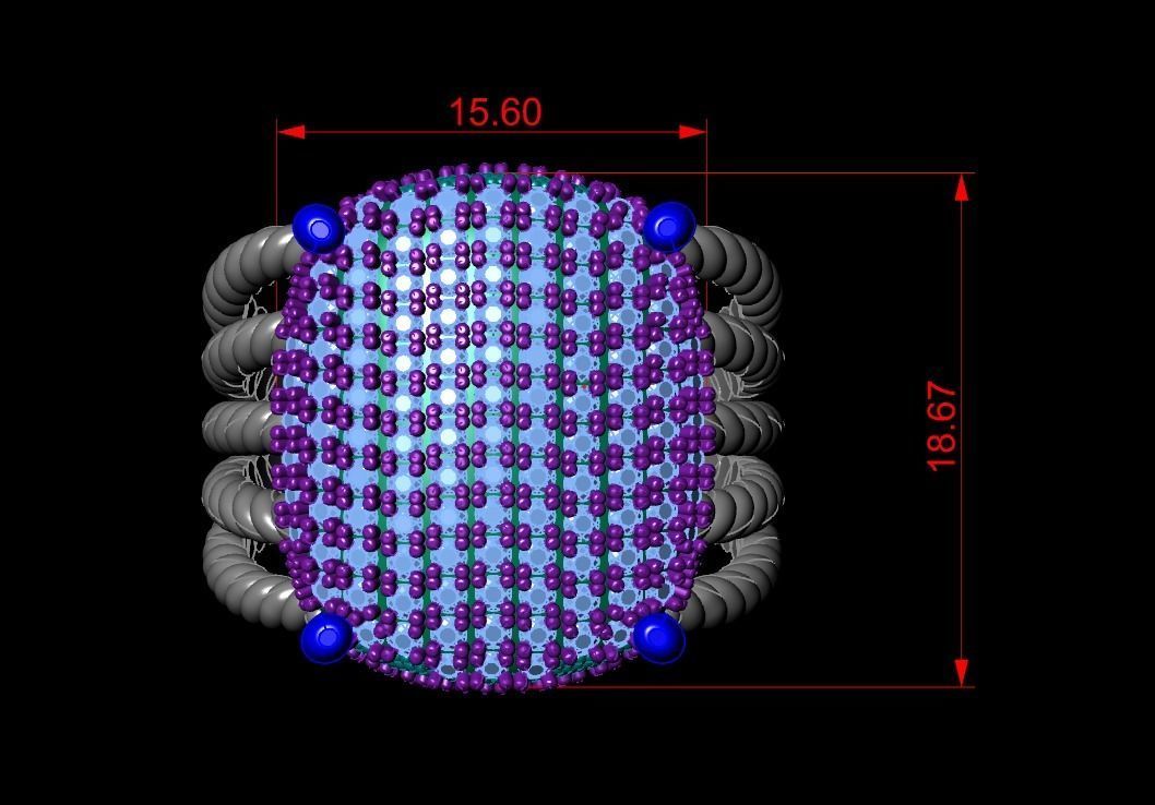 big diamond ring for man or women  3D print model_7