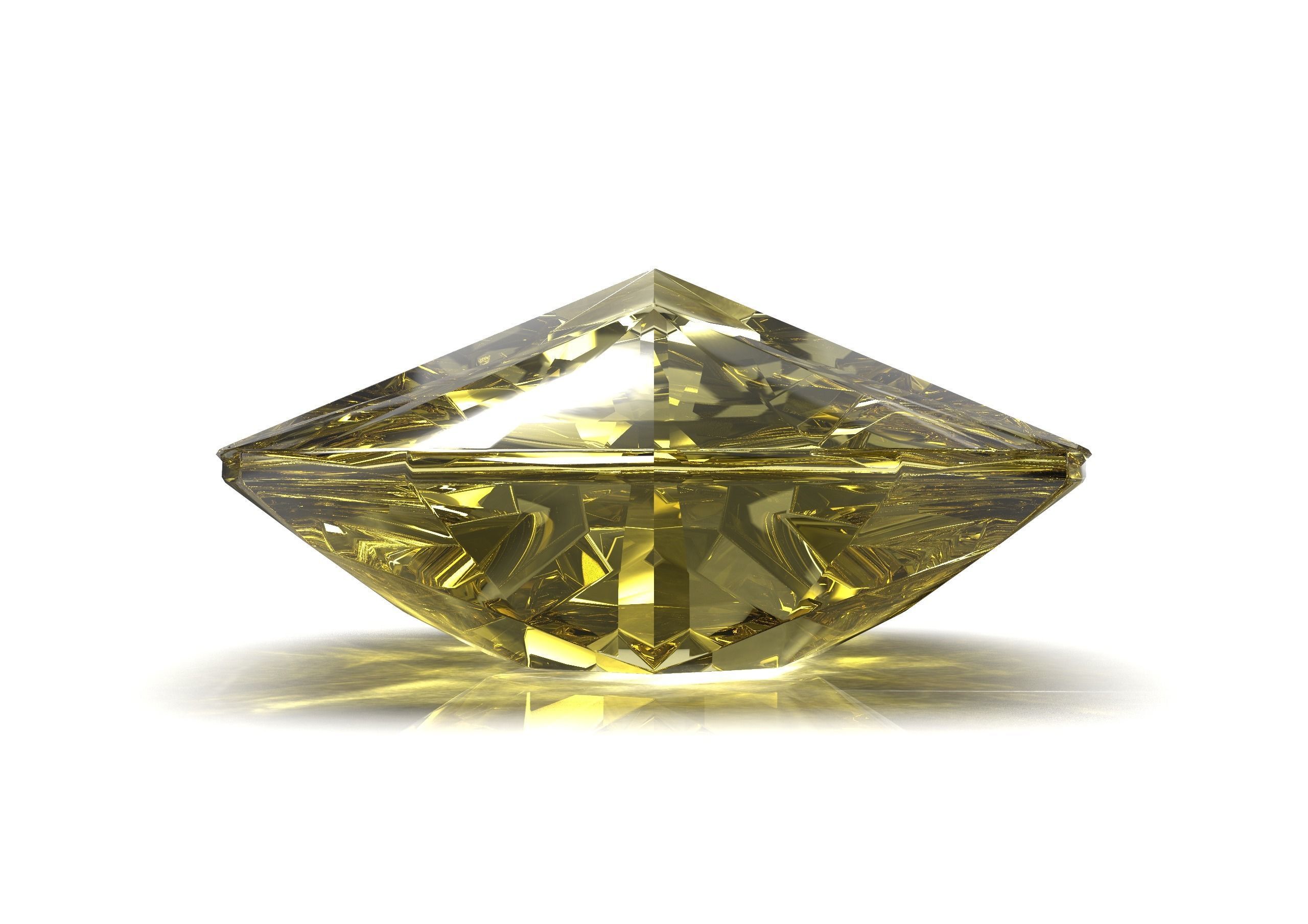 crystal stone 3D model_2