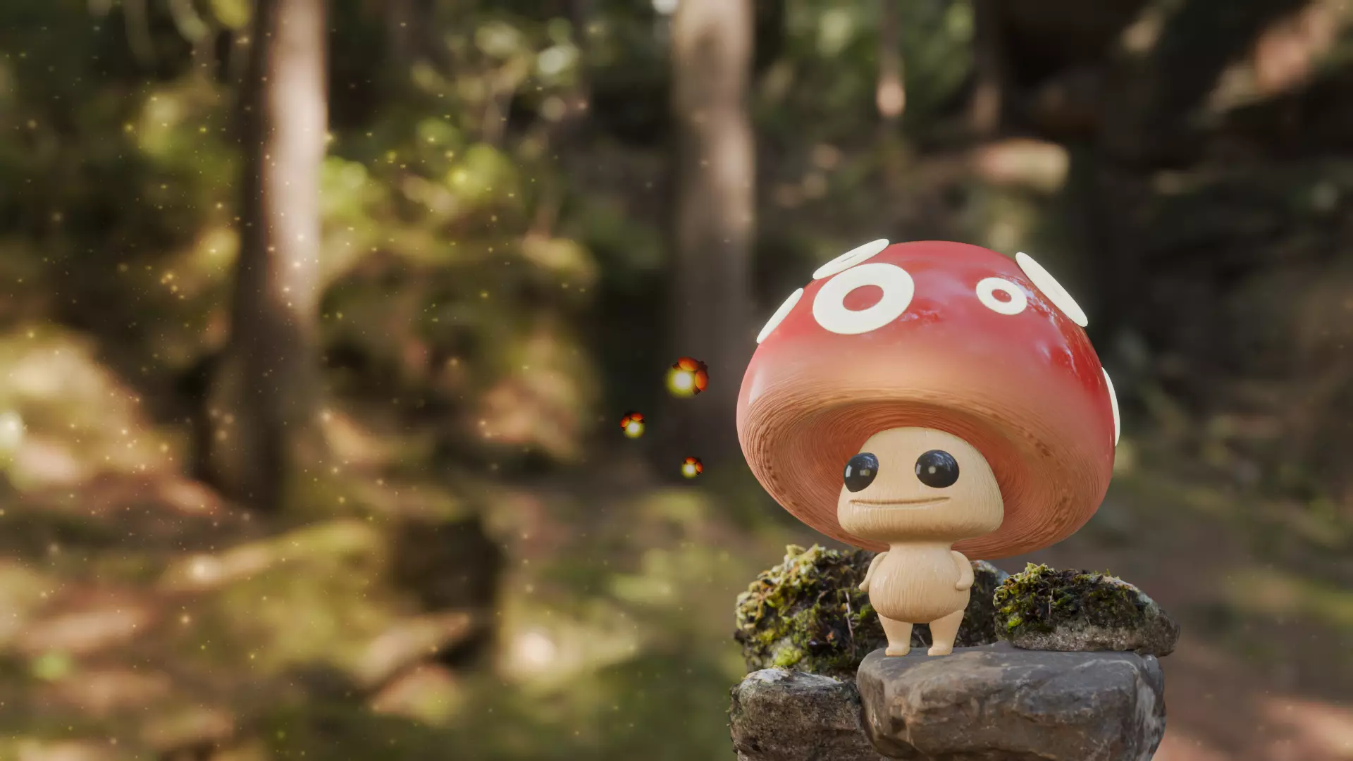 Tiny Mushroom 3D model_0