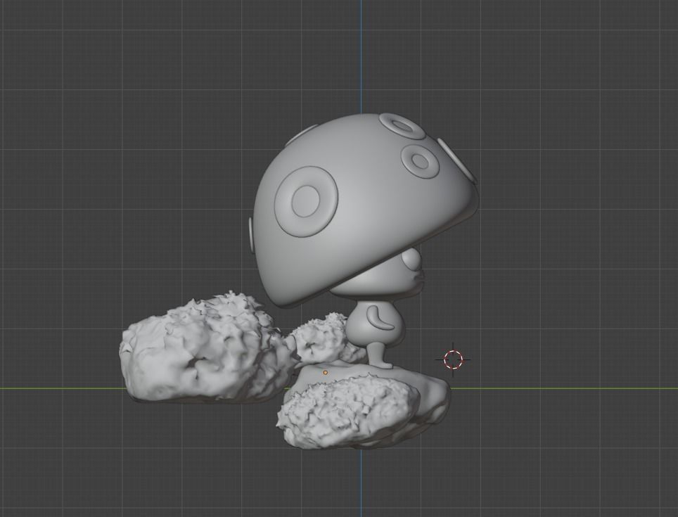 Tiny Mushroom 3D model_7