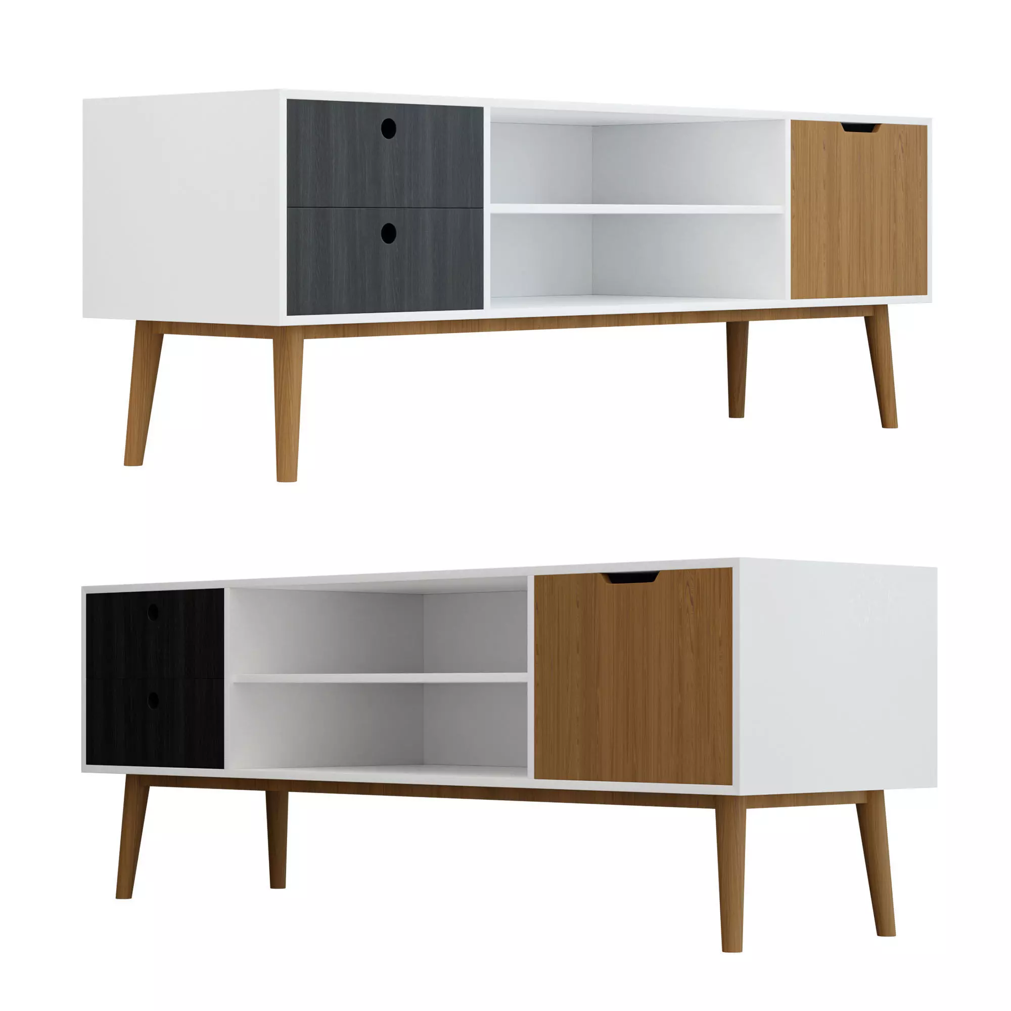 Modern TV table 3D model