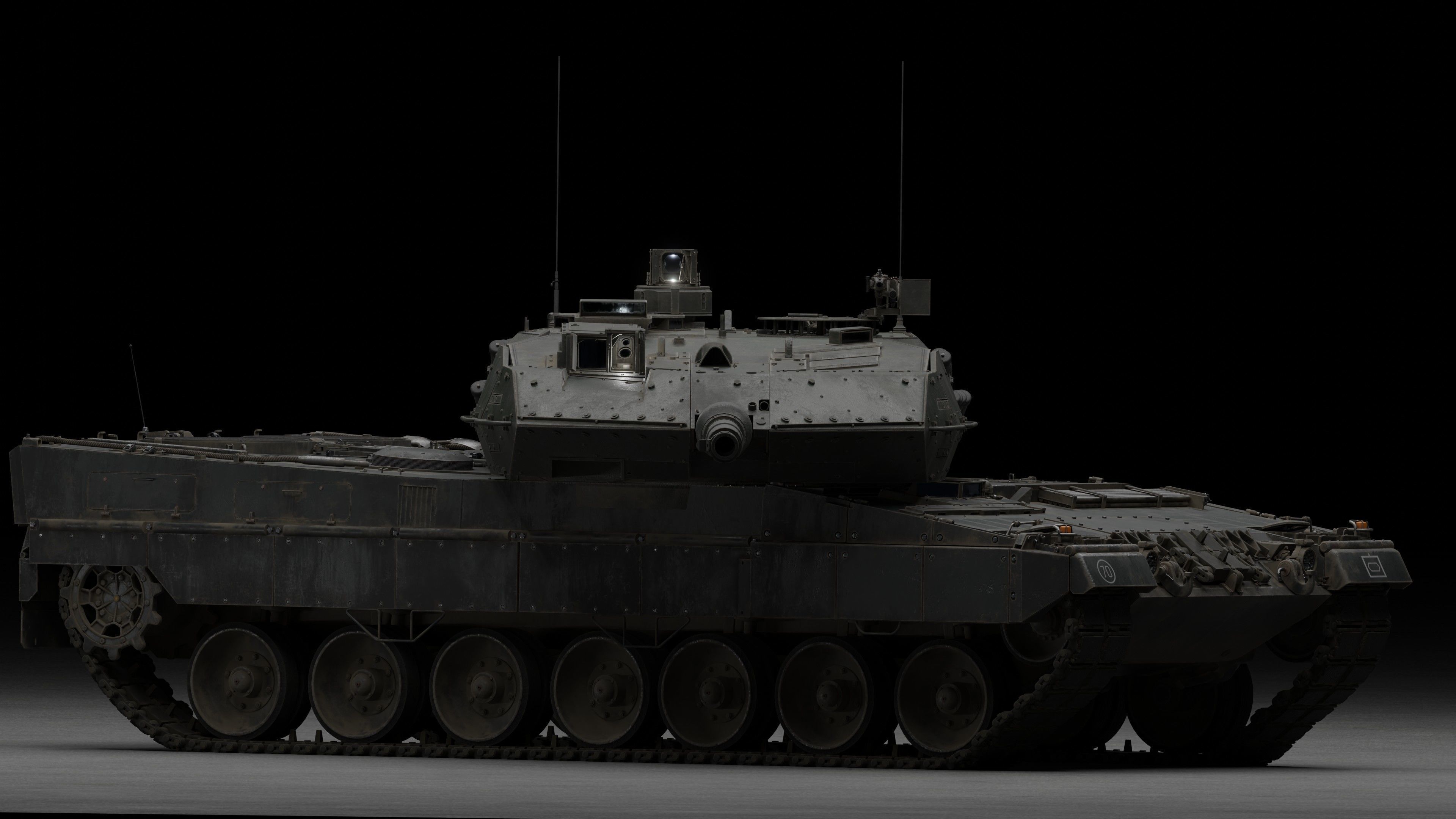 Tank Leopard 2a6 3D model_20