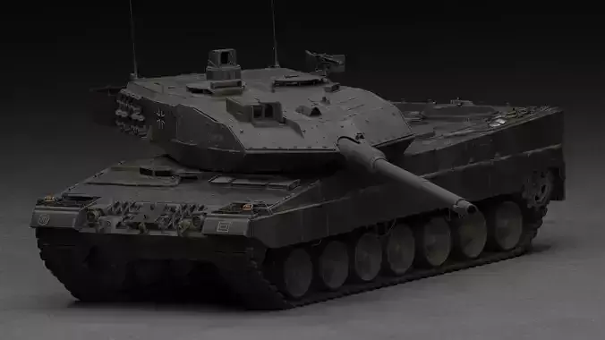 Tank Leopard 2a6 3D model