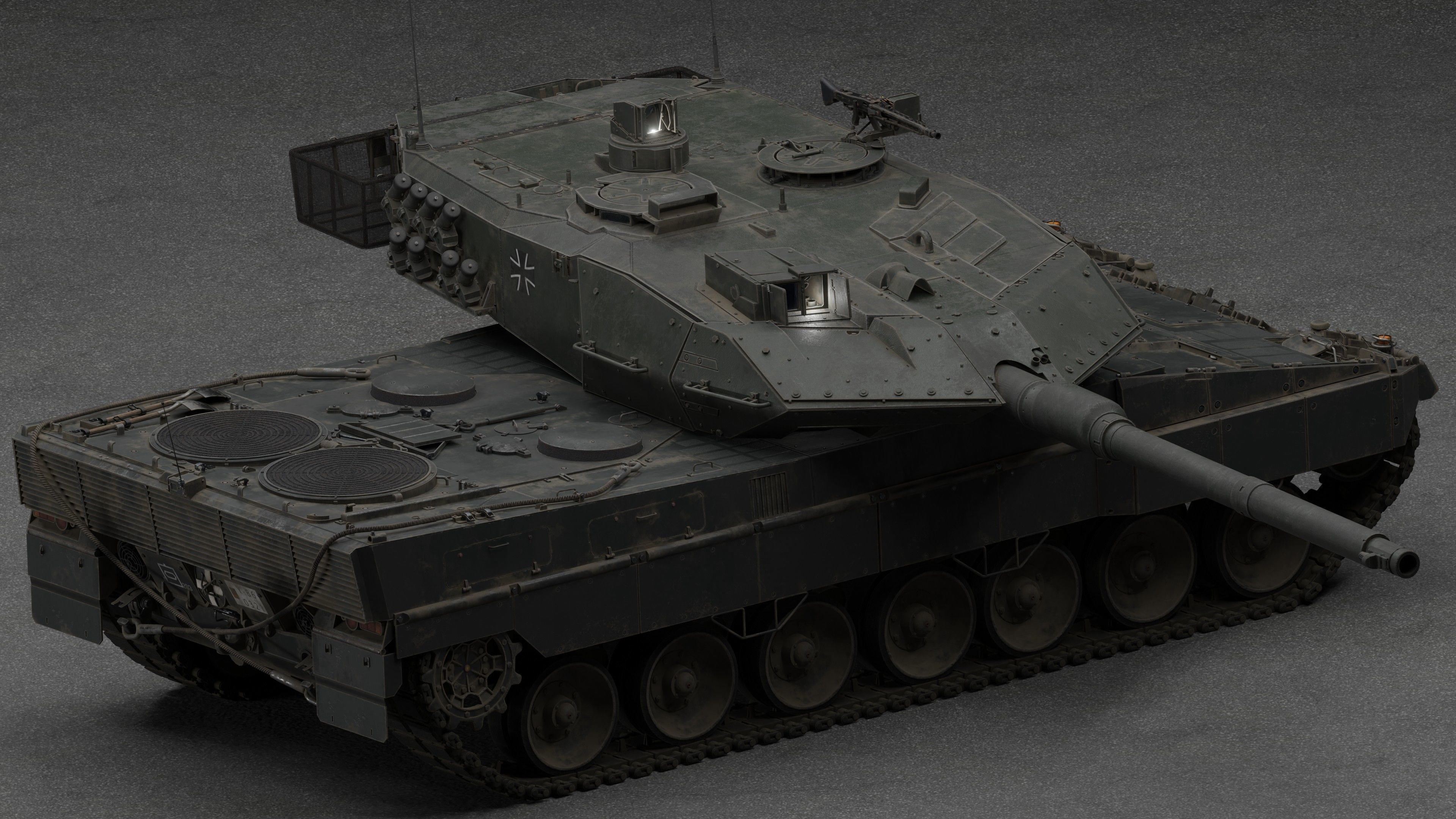 Tank Leopard 2a6 3D model_23