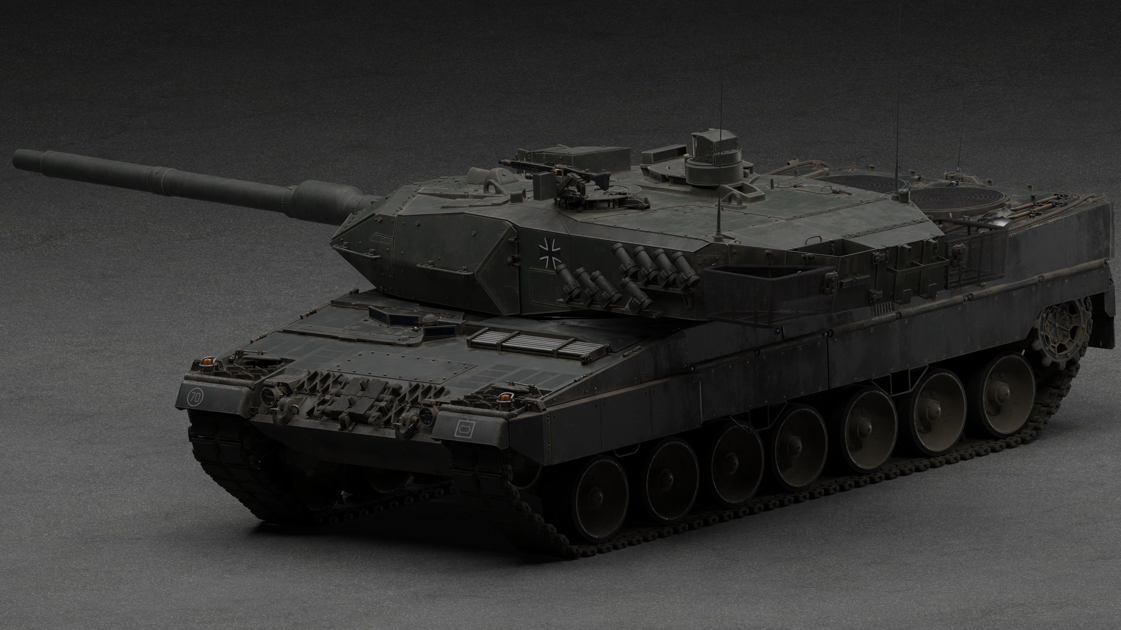Tank Leopard 2a6 3D model_22