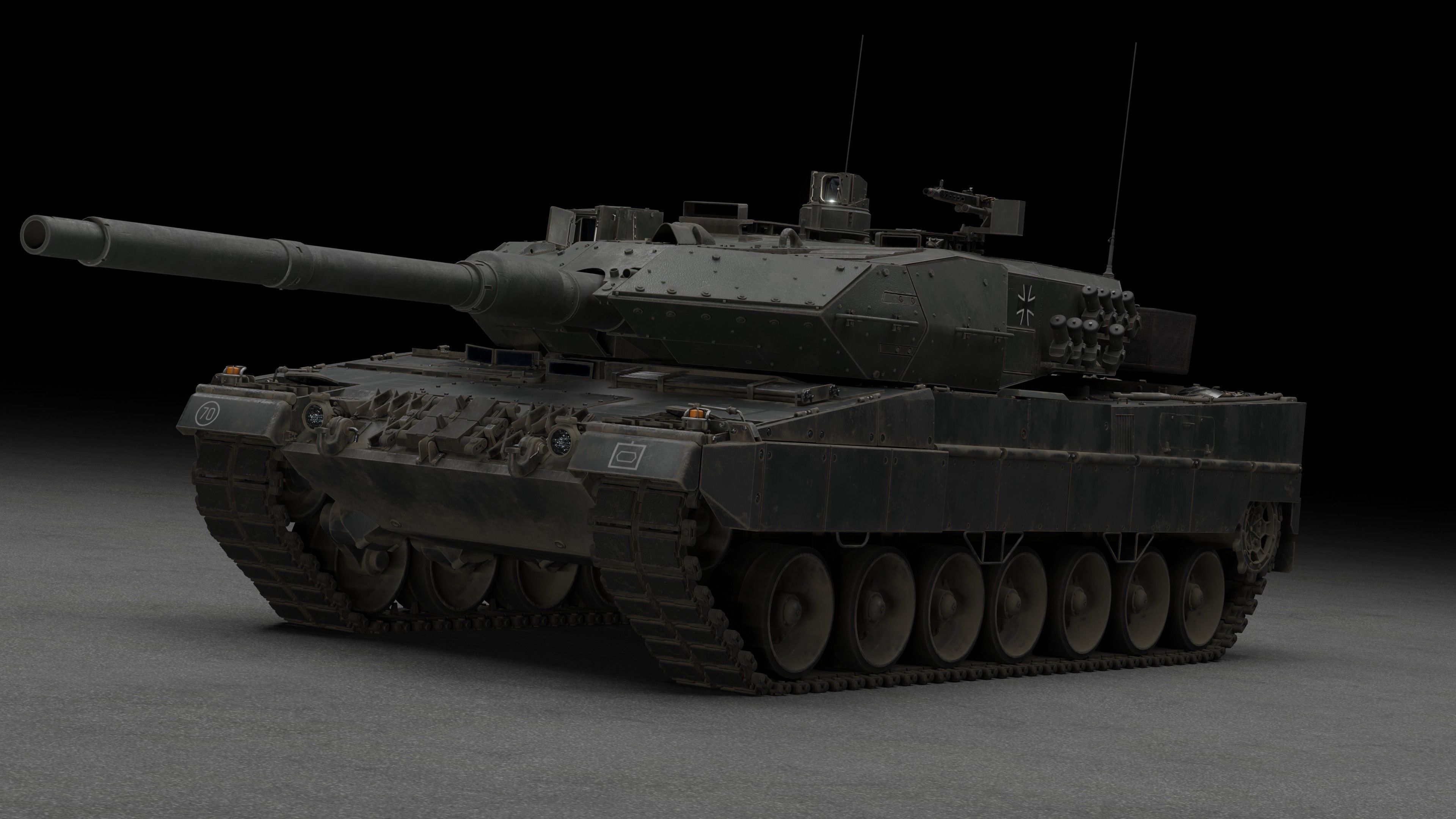 Tank Leopard 2a6 3D model_18