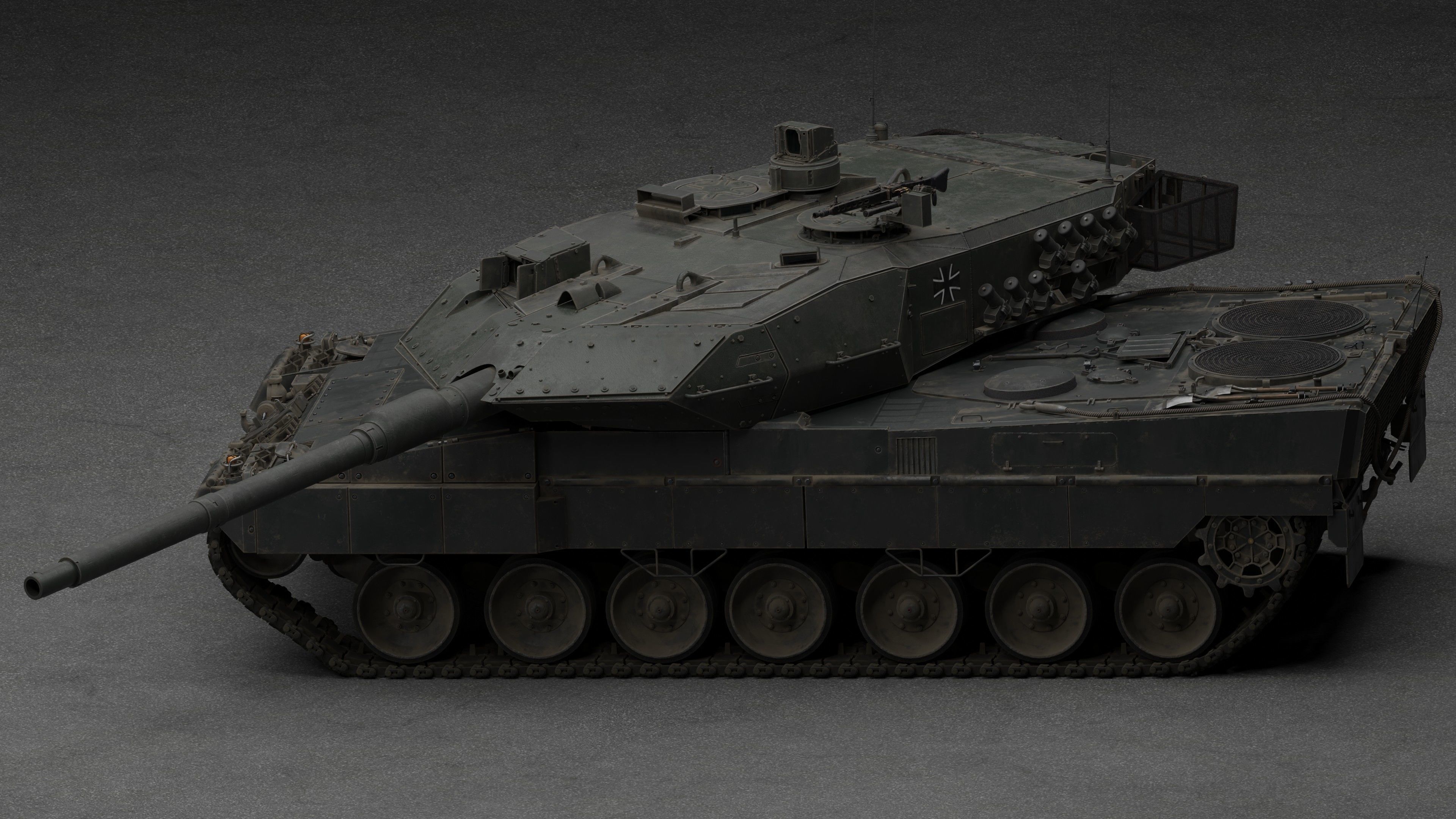 Tank Leopard 2a6 3D model_17