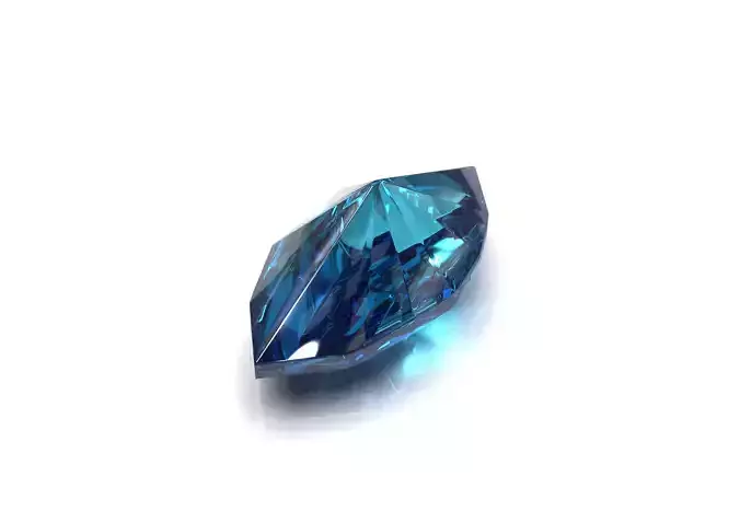 Xilion Navette Gemstone  3D model