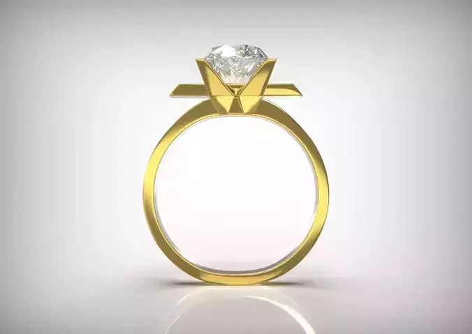 Fly diamond ring
