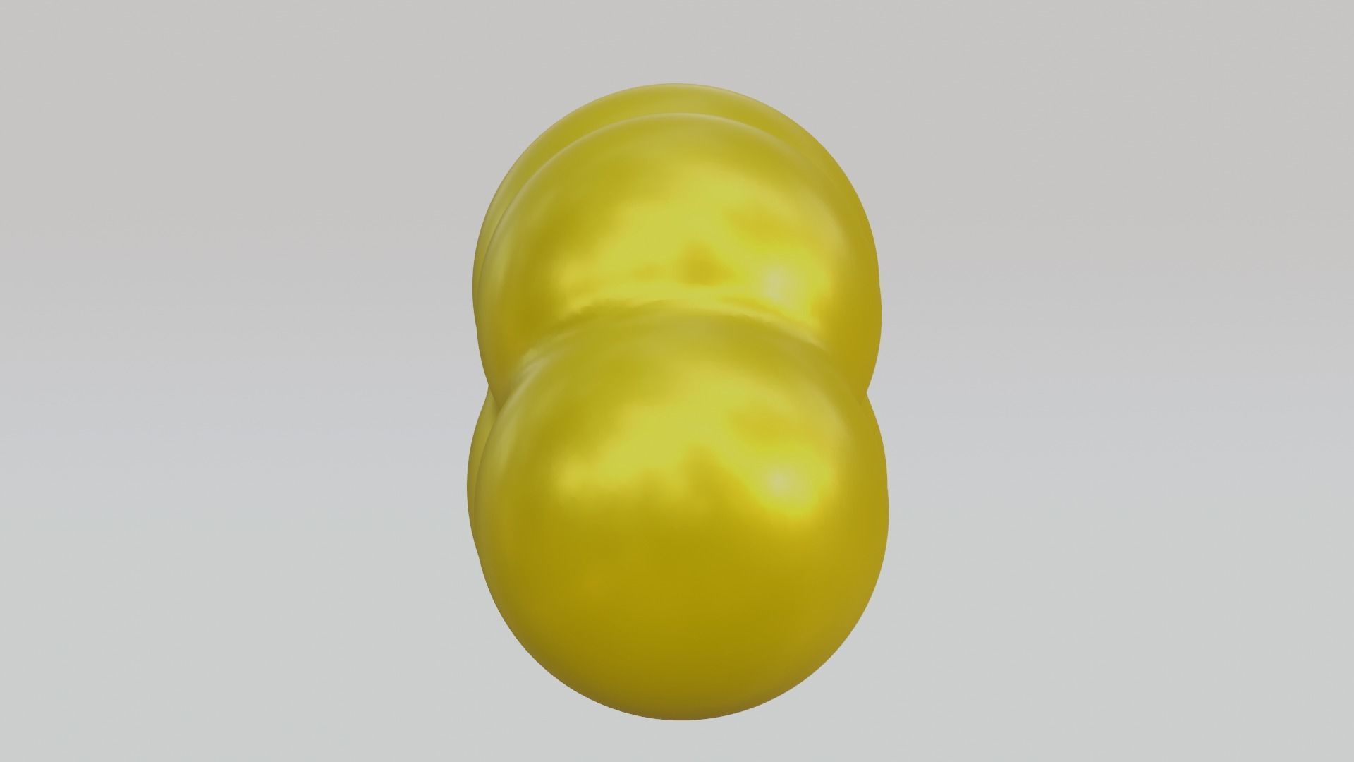 Gold Cloud 3D model_11