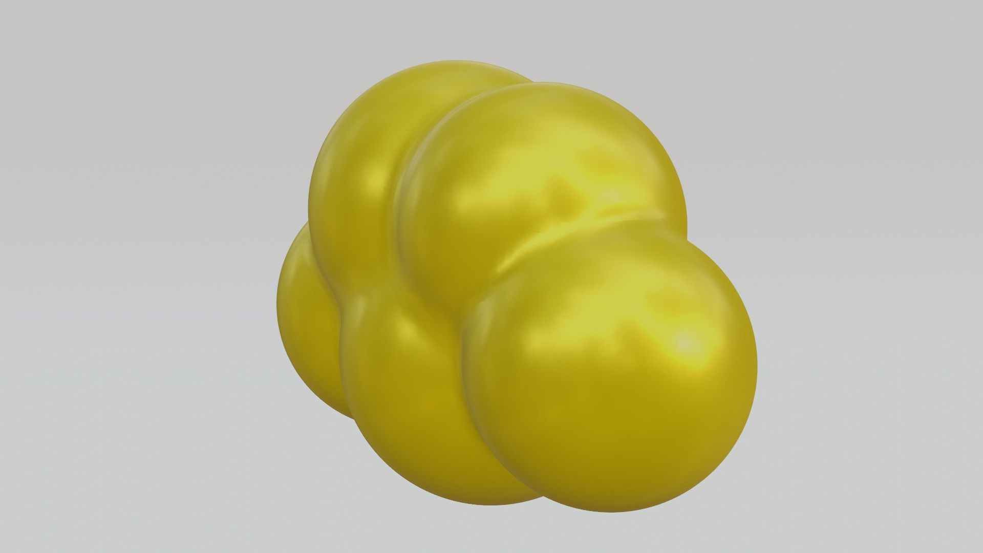 Gold Cloud 3D model_10