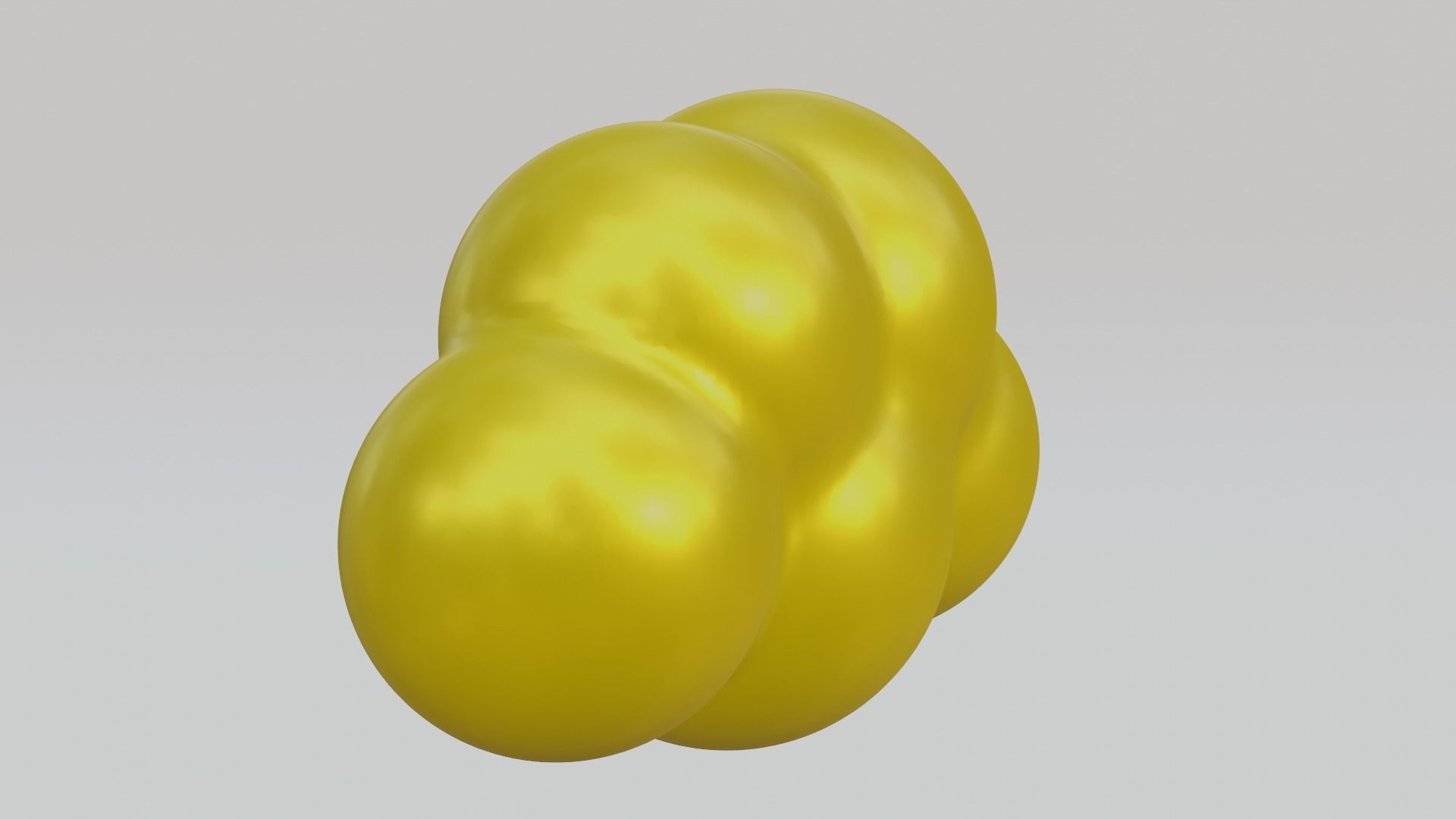 Gold Cloud 3D model_12
