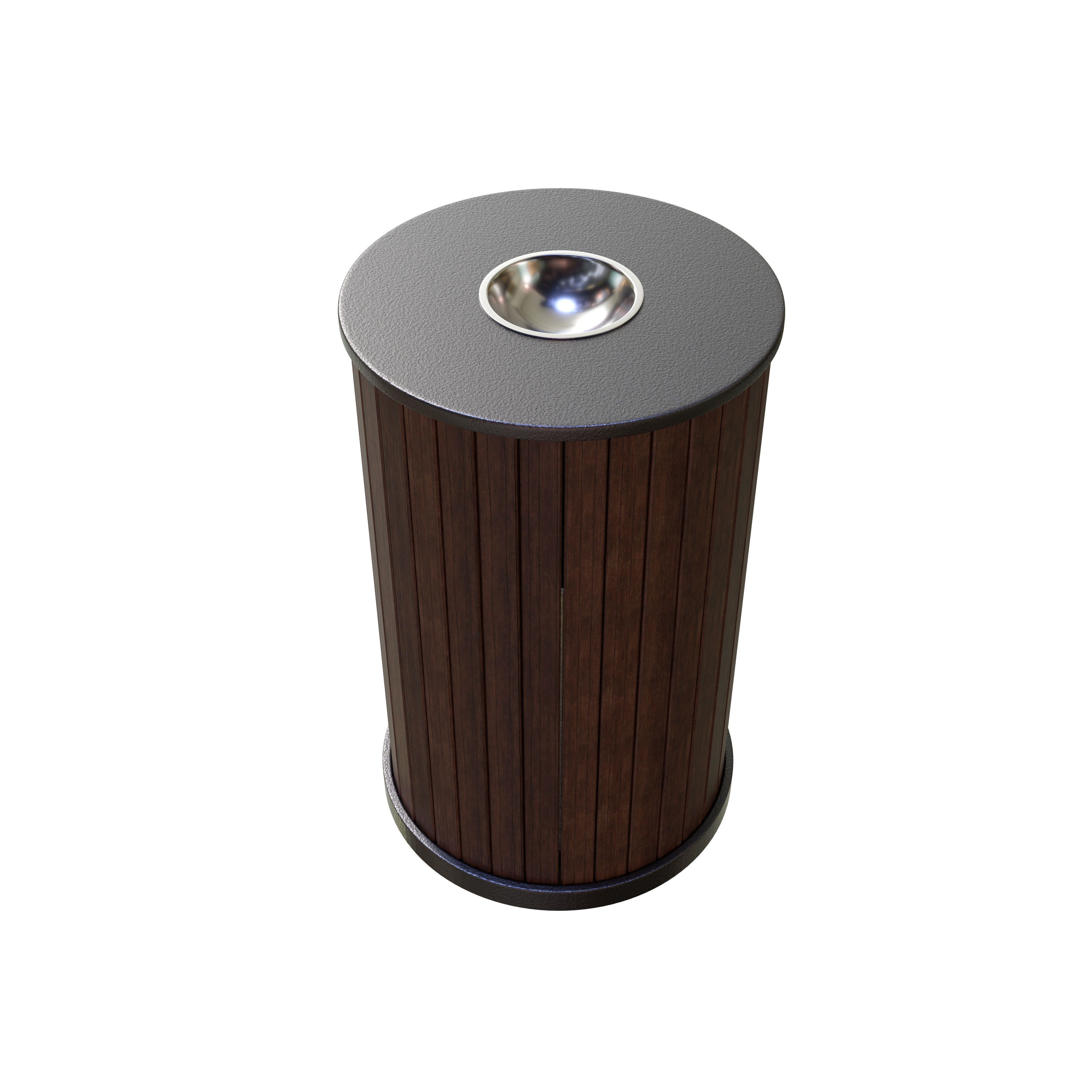 Trash Can 3D model_6
