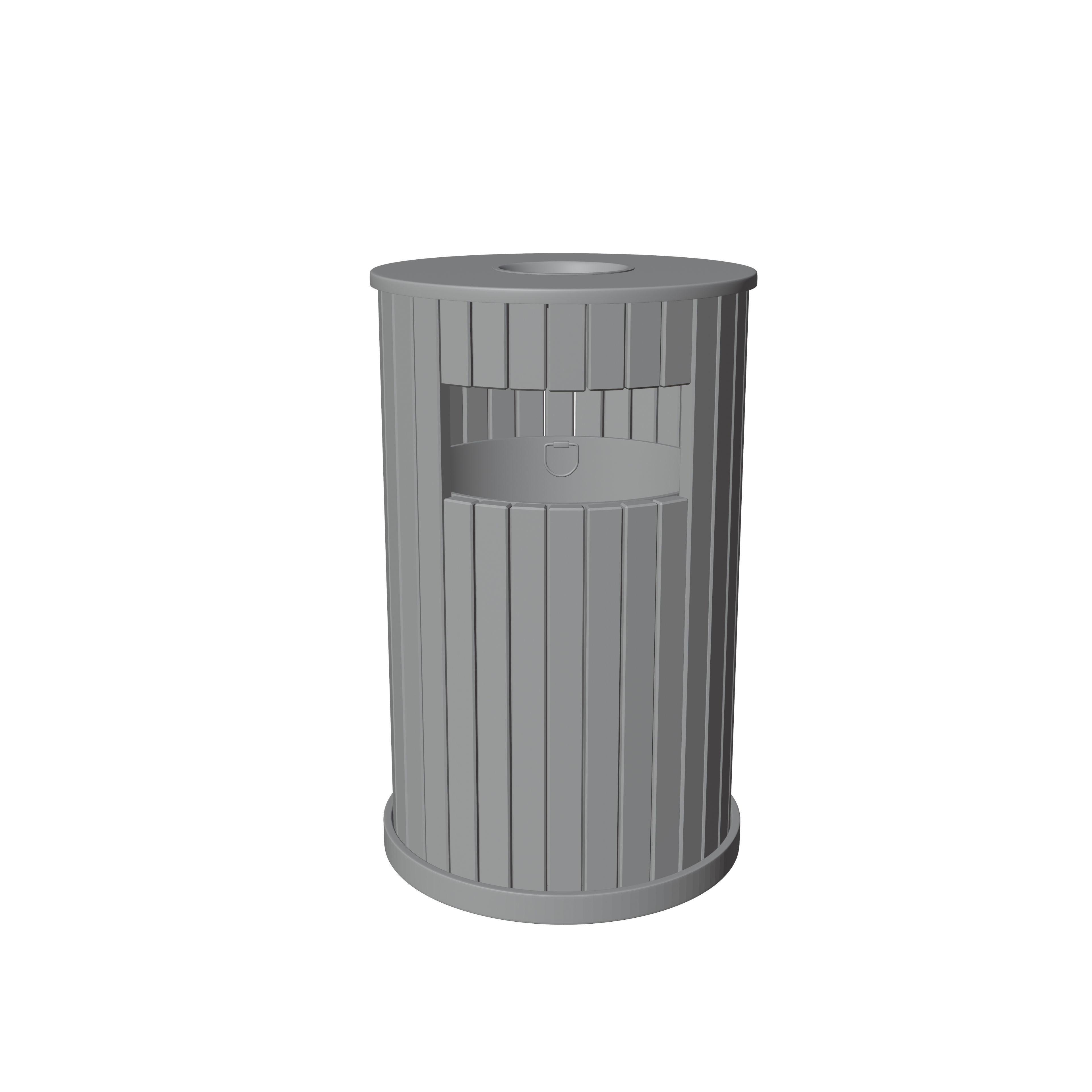 Trash Can 3D model_1