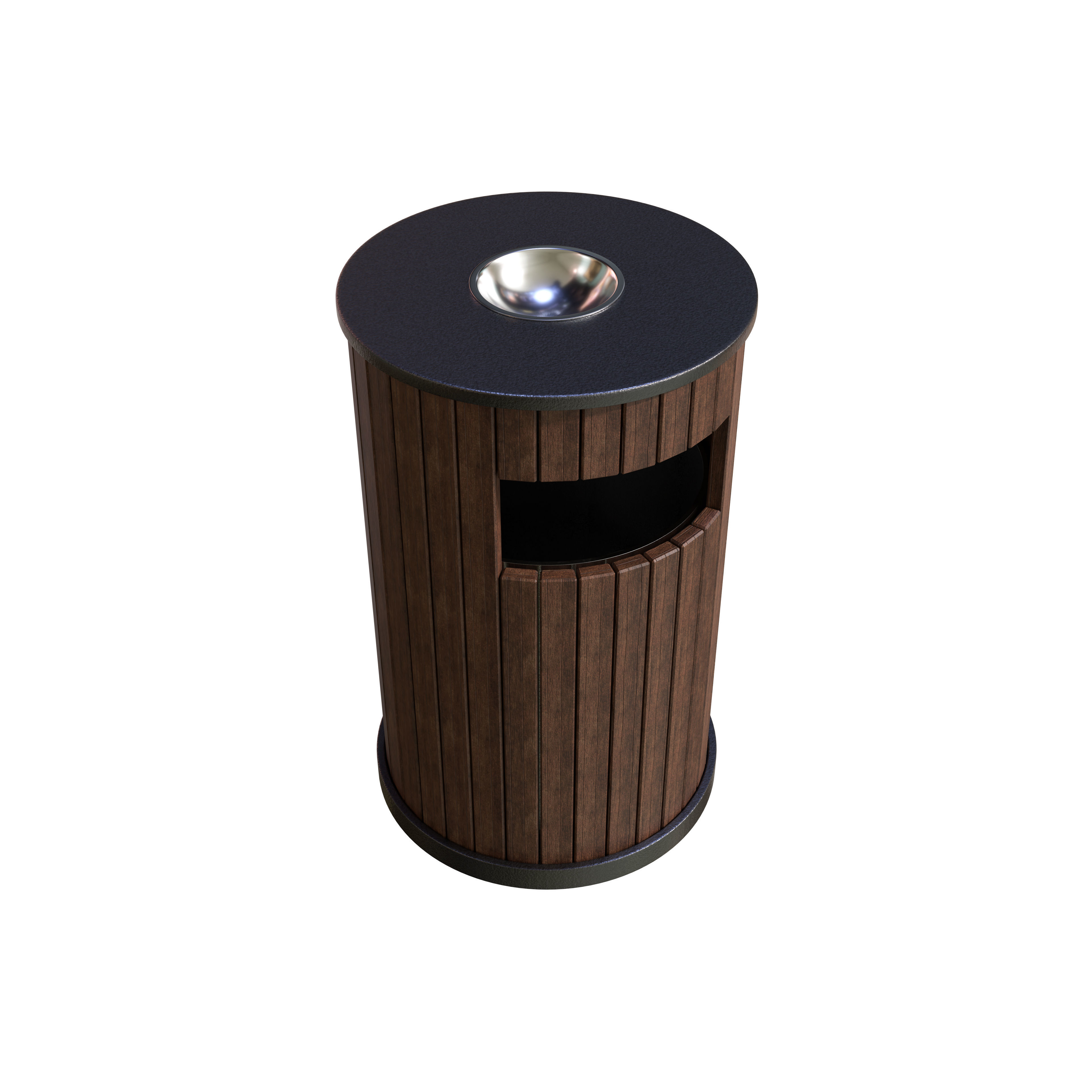 Trash Can 3D model_4