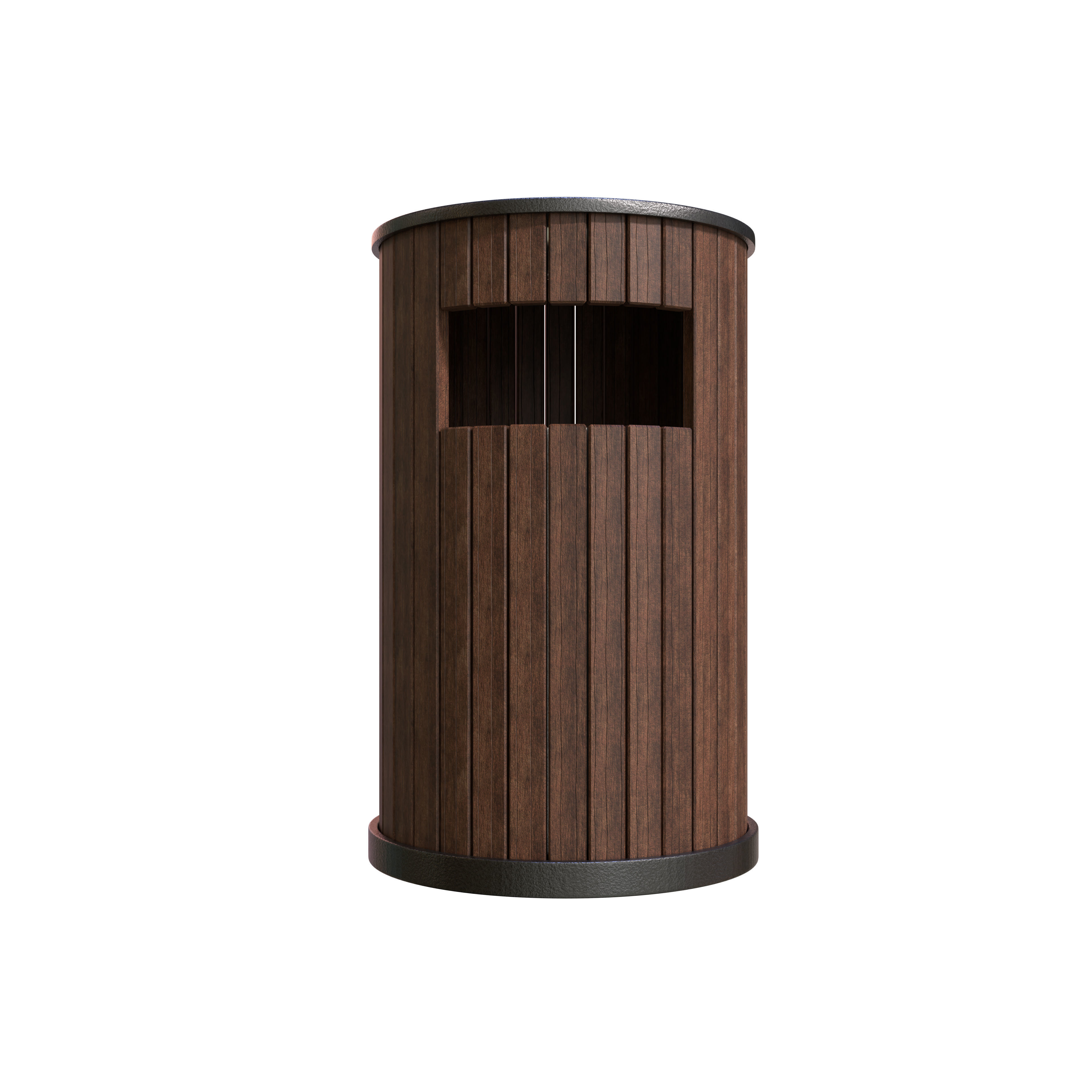 Trash Can 3D model_2
