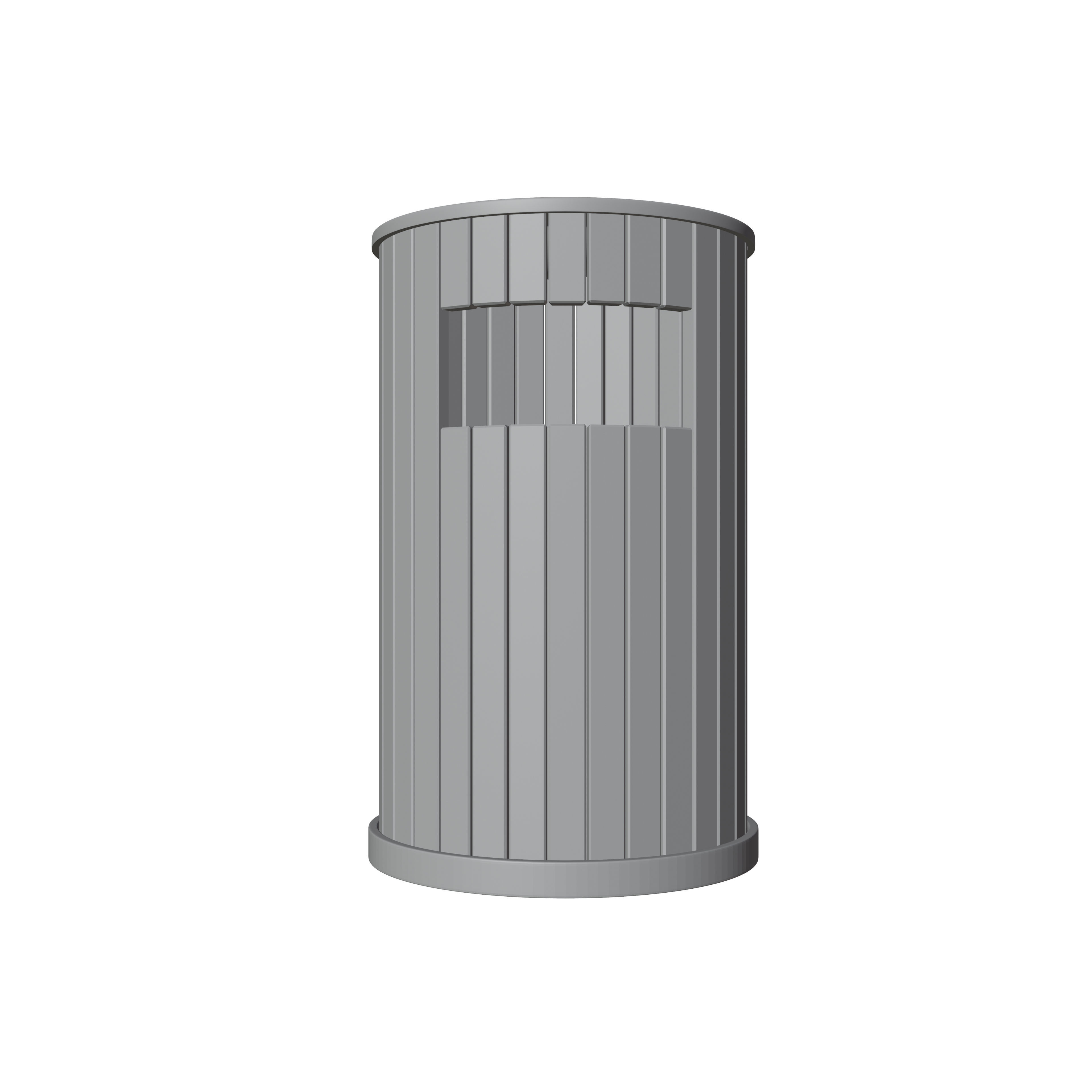 Trash Can 3D model_3