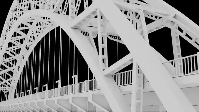 High-Resolution 3D Model of the Adomi Bridge  Ghana