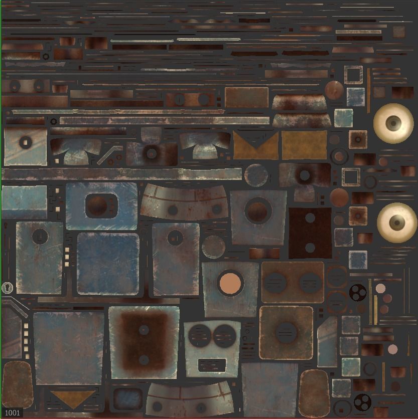 Stylized Robot Postman Low-poly 3D model_19