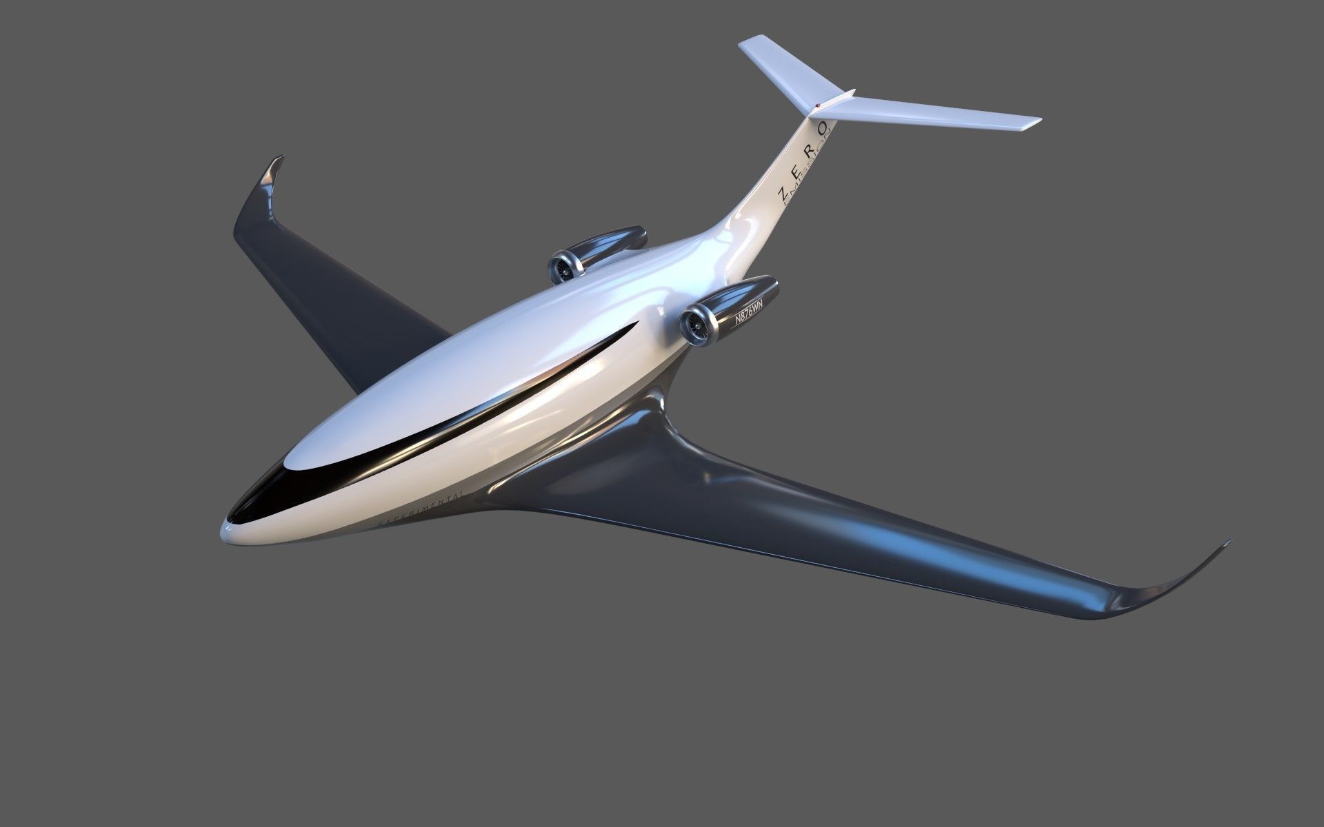 Private Jet inerior 3D model_4