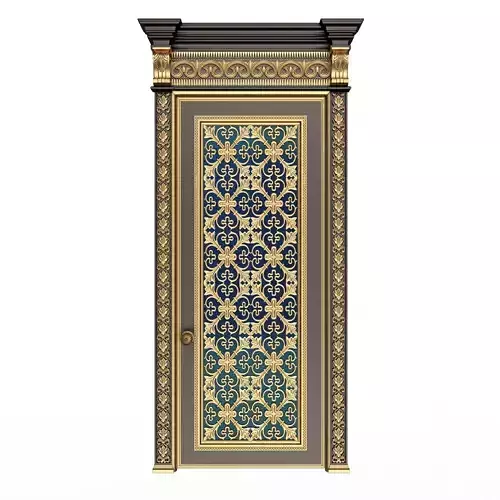 Carved Door Classic 01202 Black