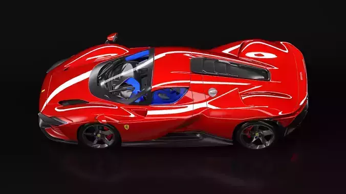 Ferrari SP3 Daytona 3D model