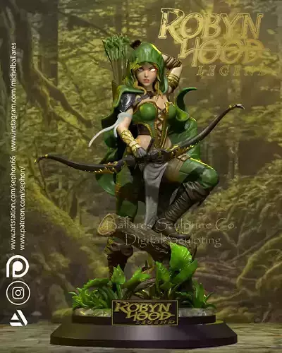 ROBYN HOOD BY CREATIVE GEEK MB 3D print model