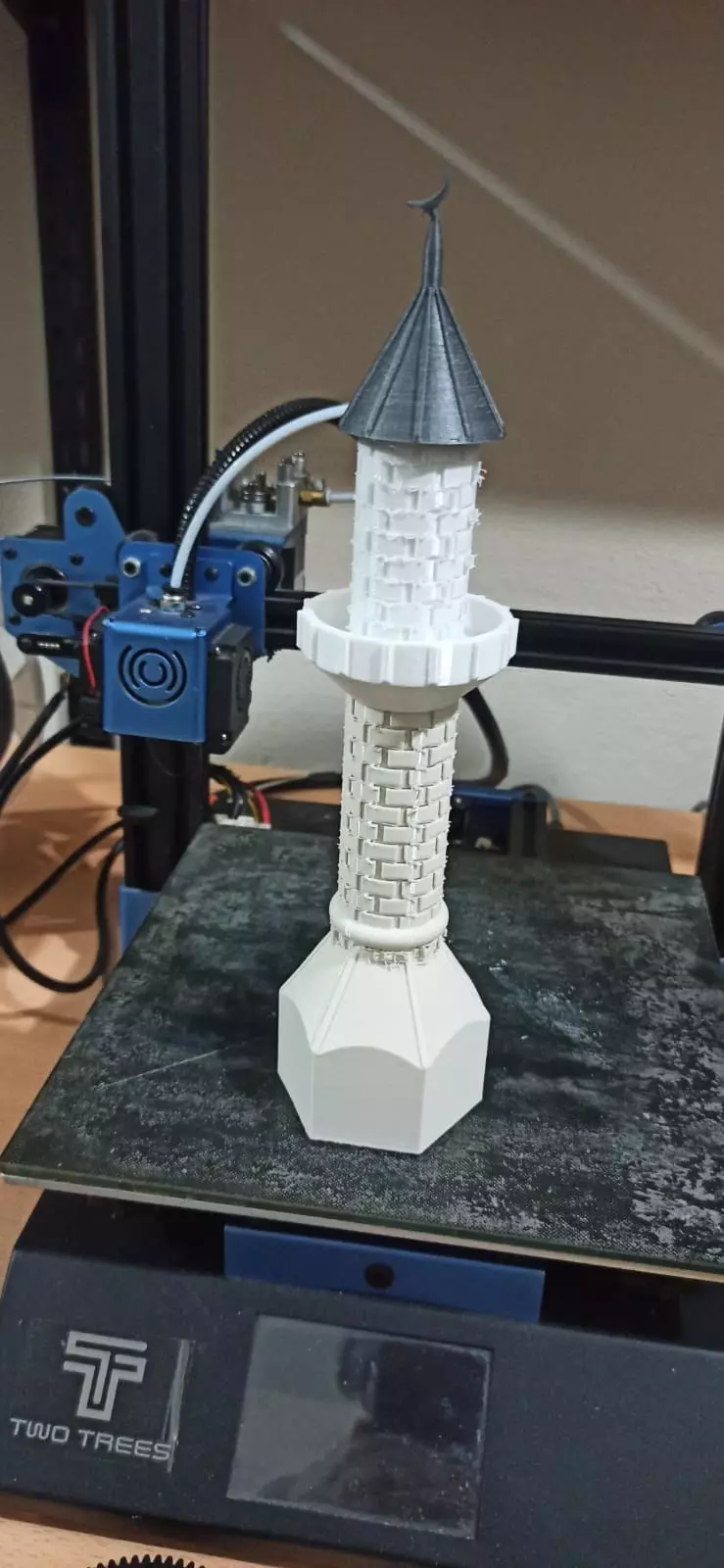 eski tas yapi minare 3D print model_0