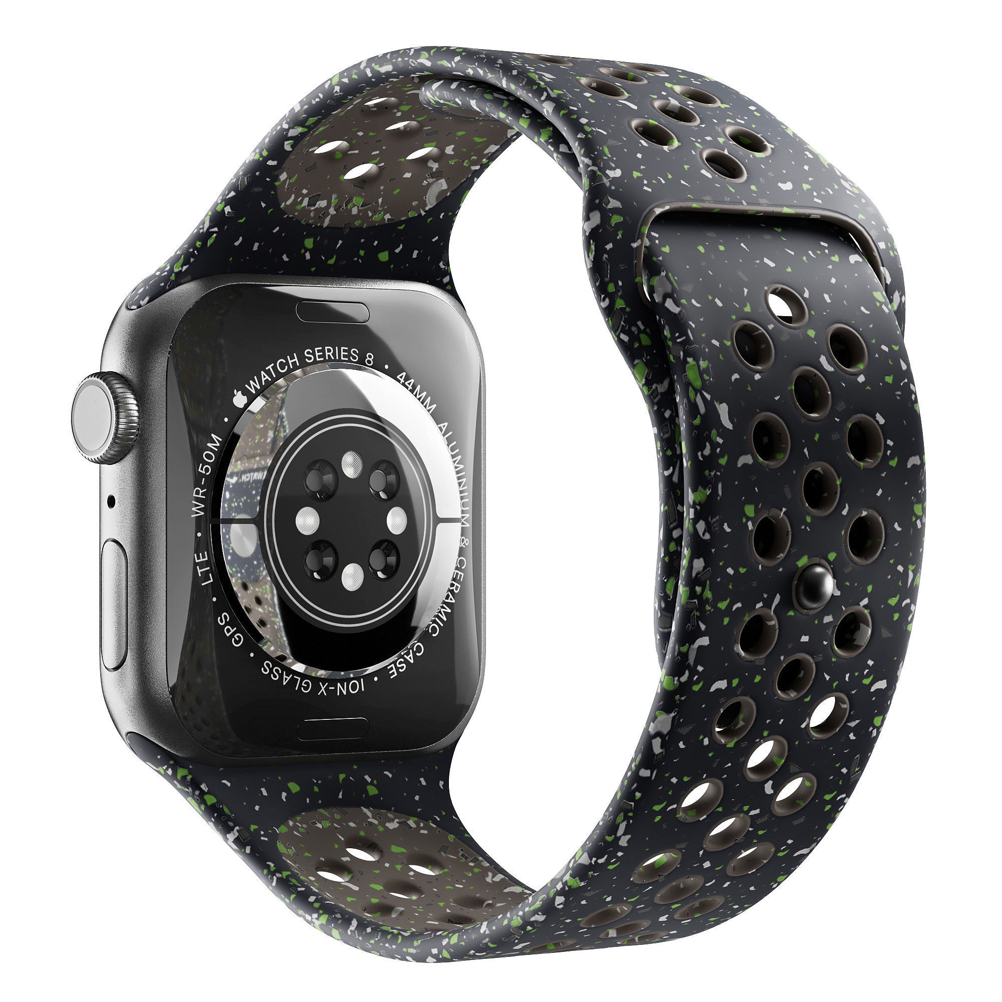 Apple Watch Series 9 Nike Sport Band Midnight Sky 3D model_3