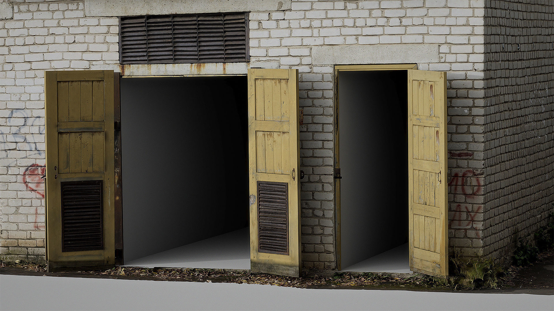 Photogrammetry Doors Pack volume 01 3D model_9