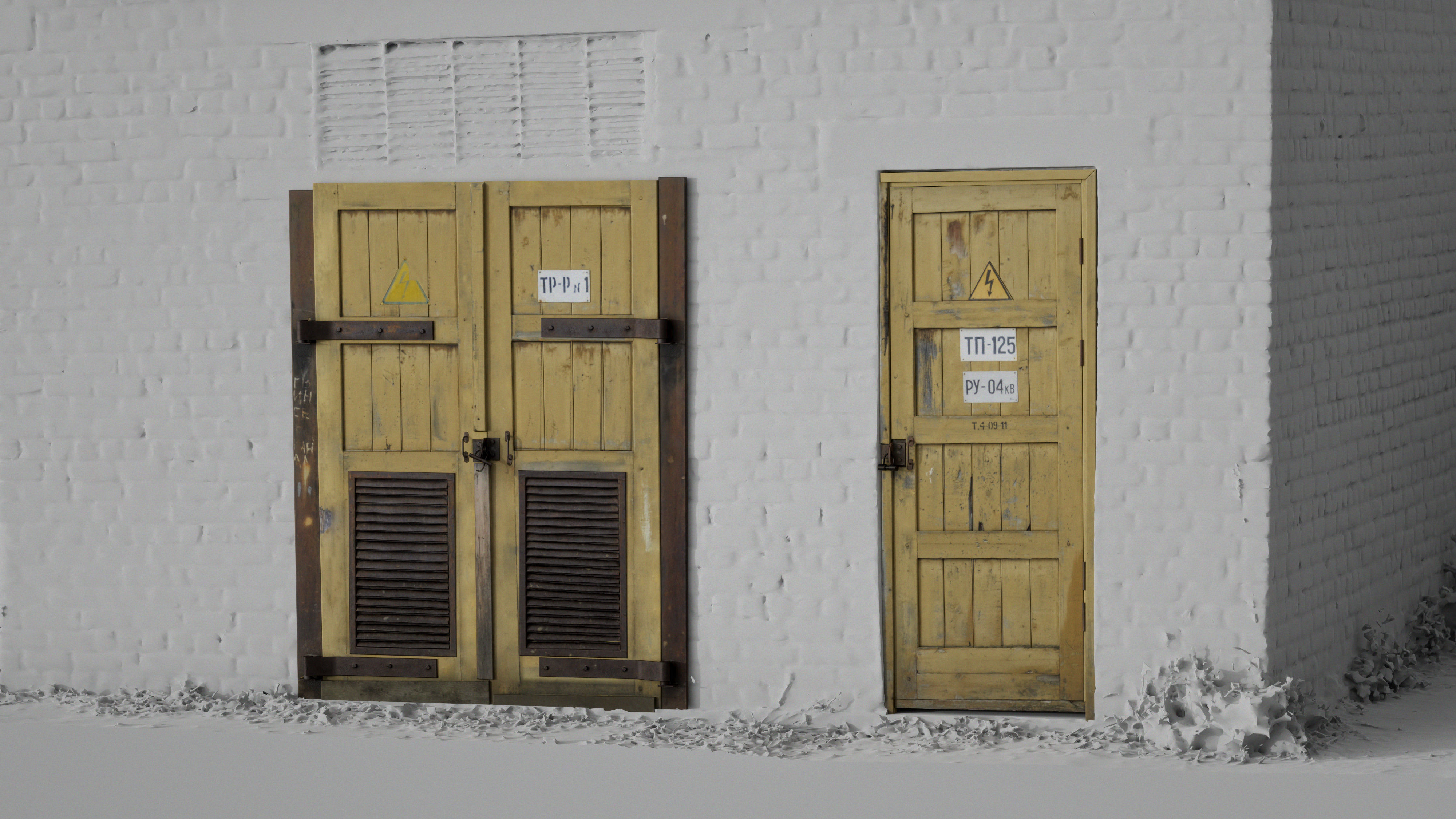 Photogrammetry Doors Pack volume 01 3D model_7