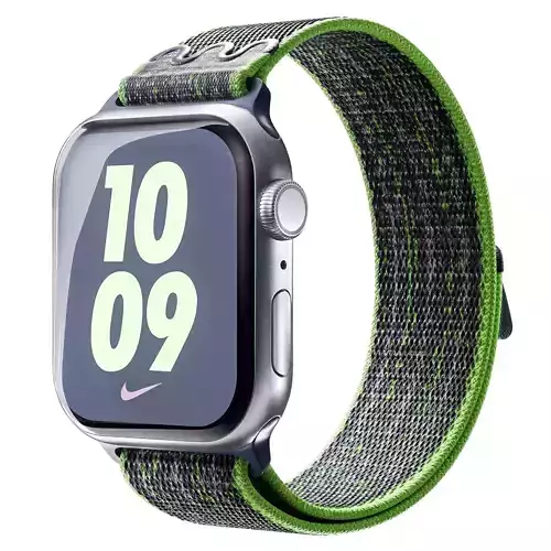 Apple Watch Series 9 Nike Sport Loop Bright Green