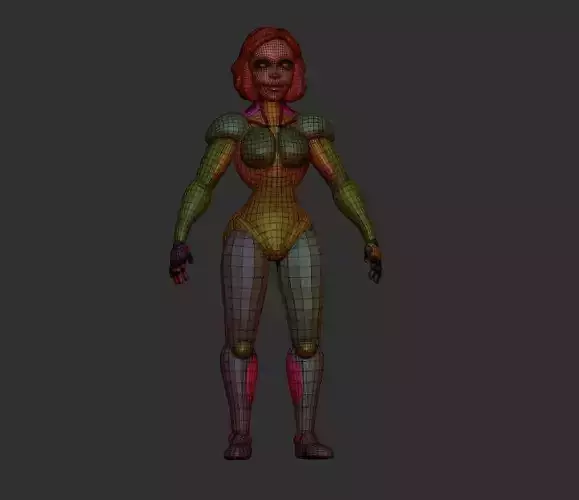 Female Lowpoly Free 3D print model