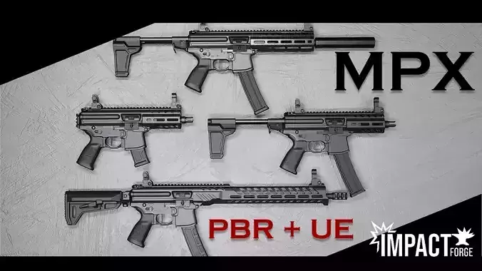 MPX Modular Low Poly Game ready