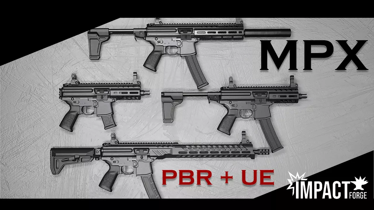 MPX Modular Low Poly Game ready Low-poly 3D model_0