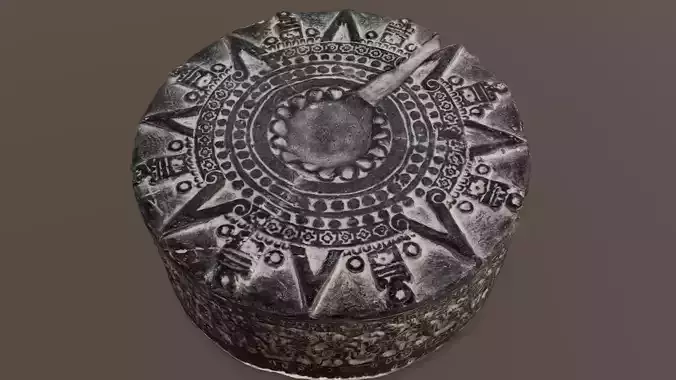Stone Carving 3D Model Low-poly 3D model
