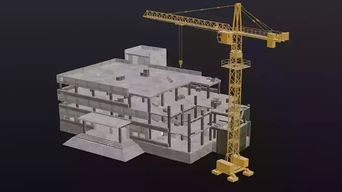  Construction Props 3D Model