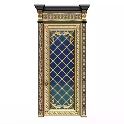 Carved Door Classic 01302 Black