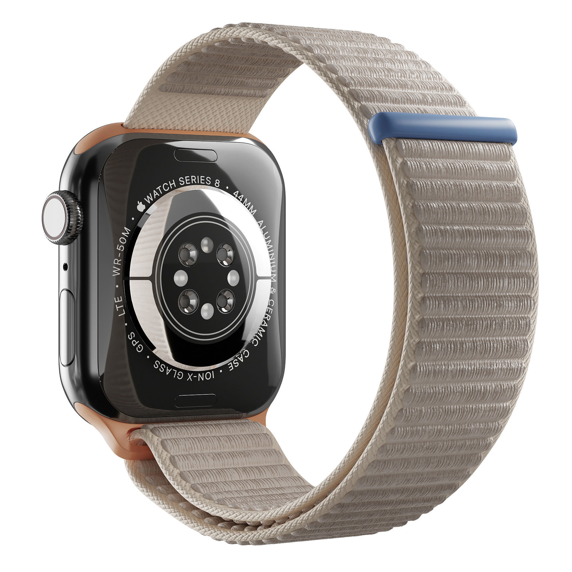 Apple Watch Series 9 Starlight Sport Loop 3D model_3