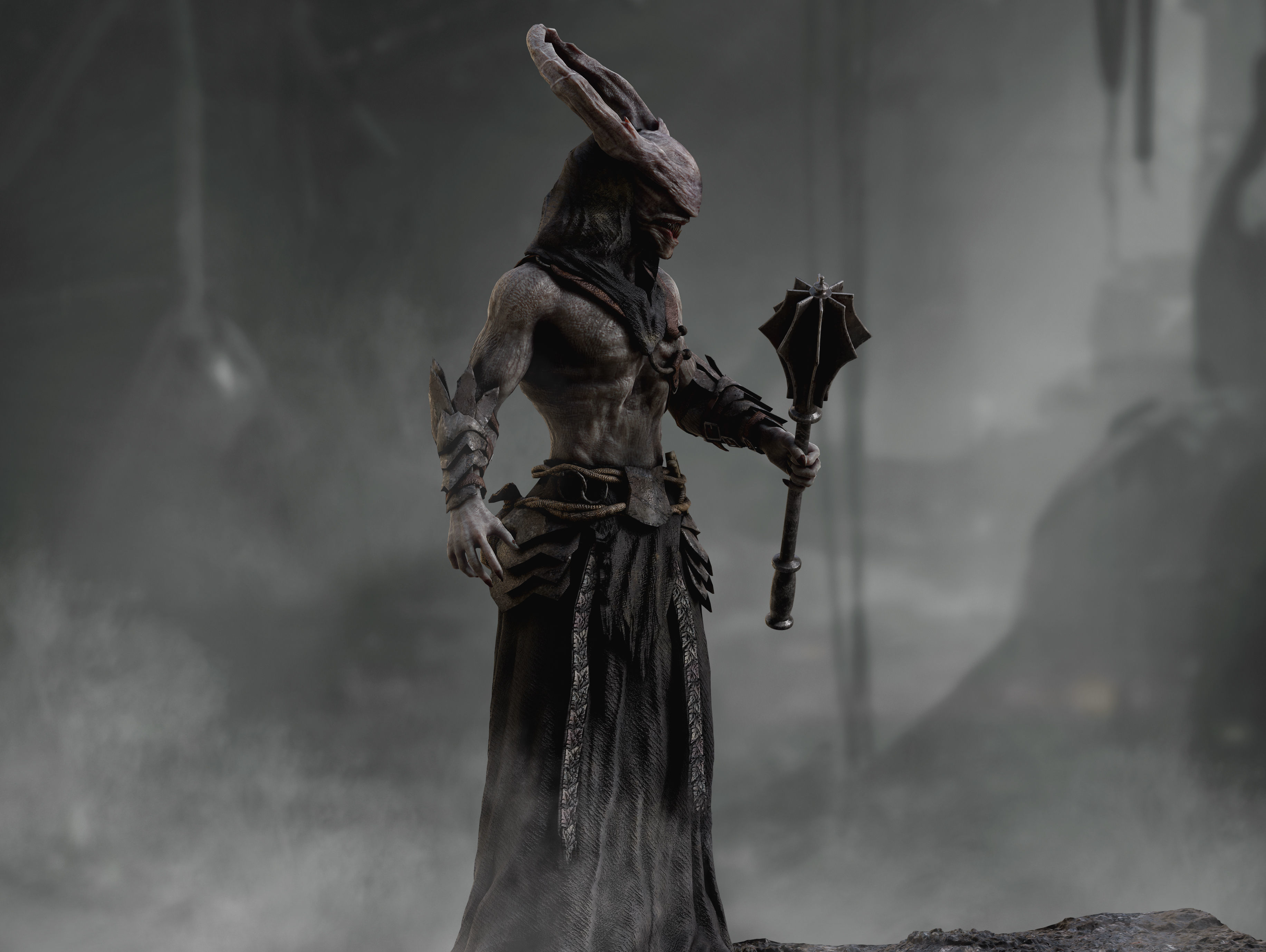 Dark Lord Low-poly 3D model_6