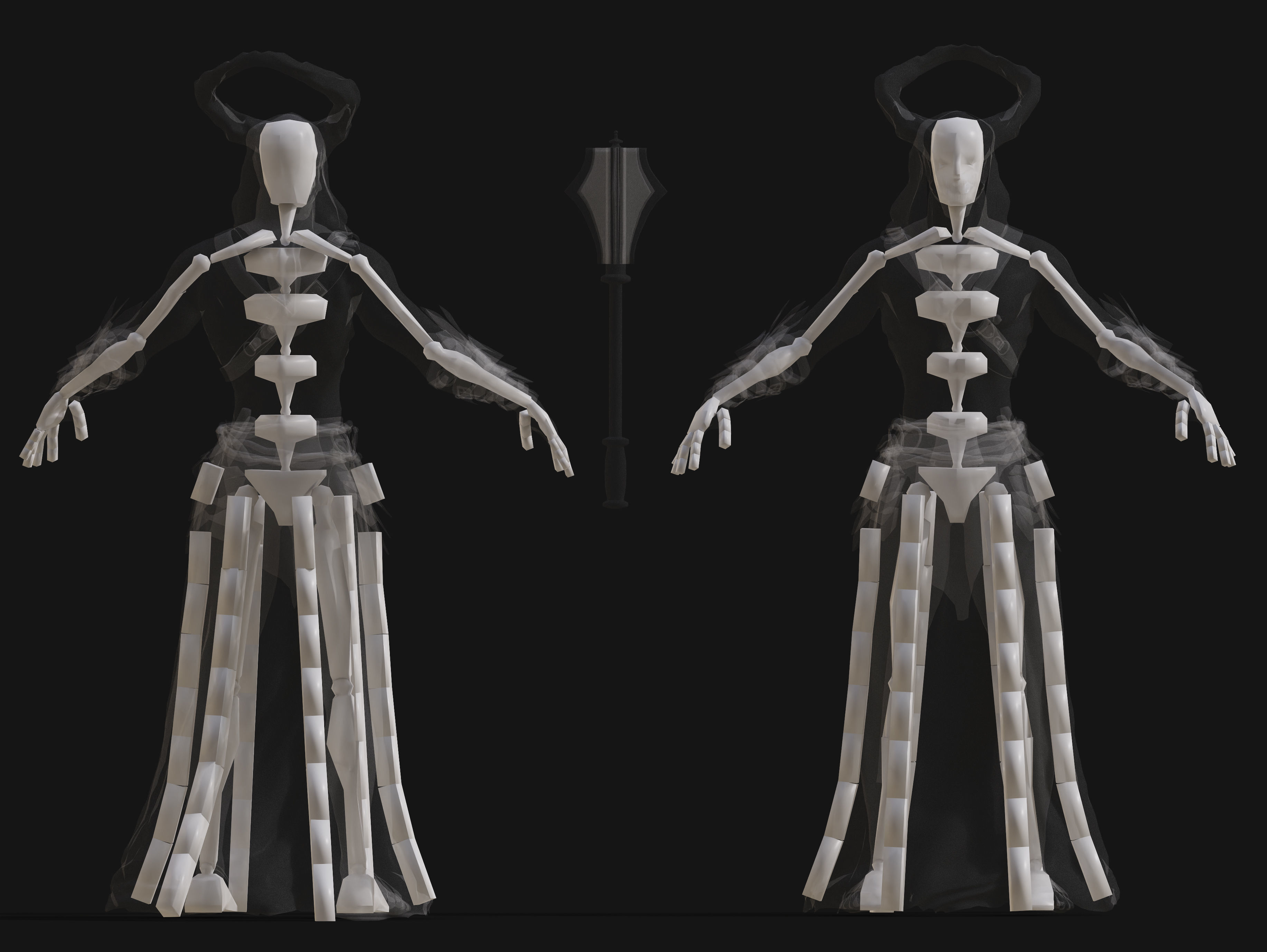 Dark Lord Low-poly 3D model_11