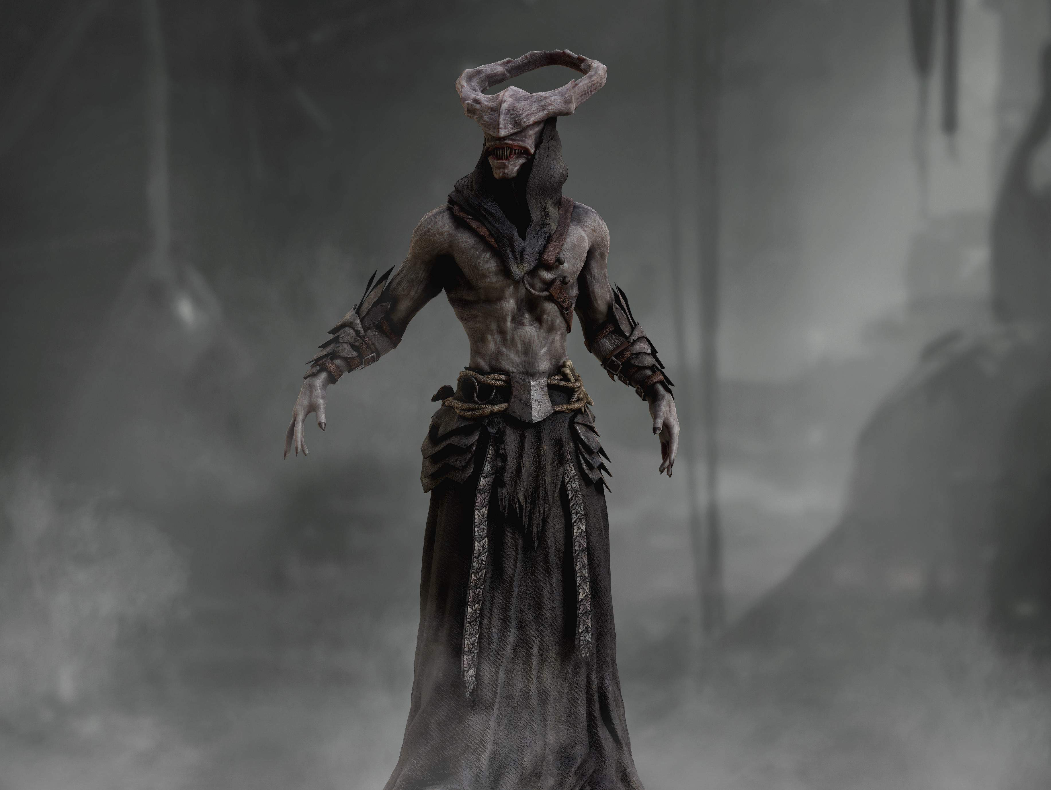 Dark Lord Low-poly 3D model_7