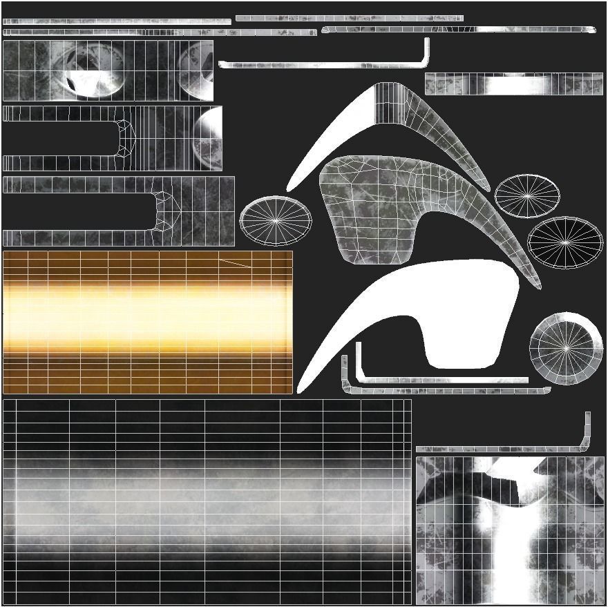 Hammer 01 Low-poly 3D model_11