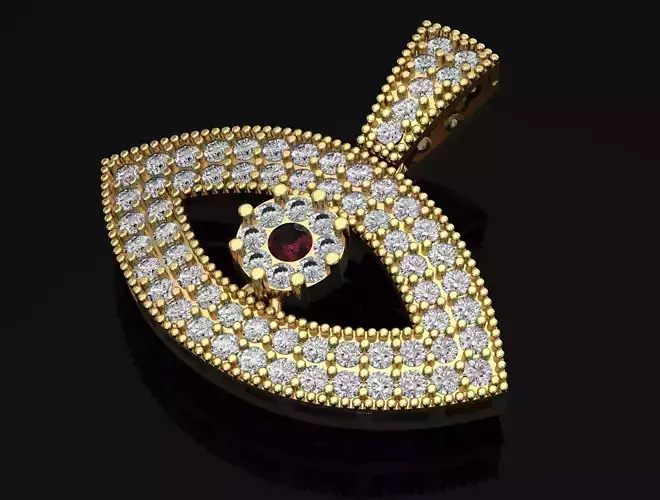 Eye Pendant 3D print model