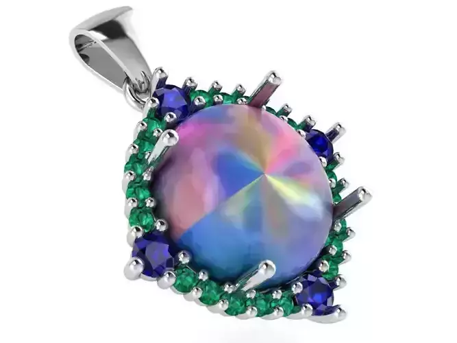 Oval Cabochon Pendant 2811