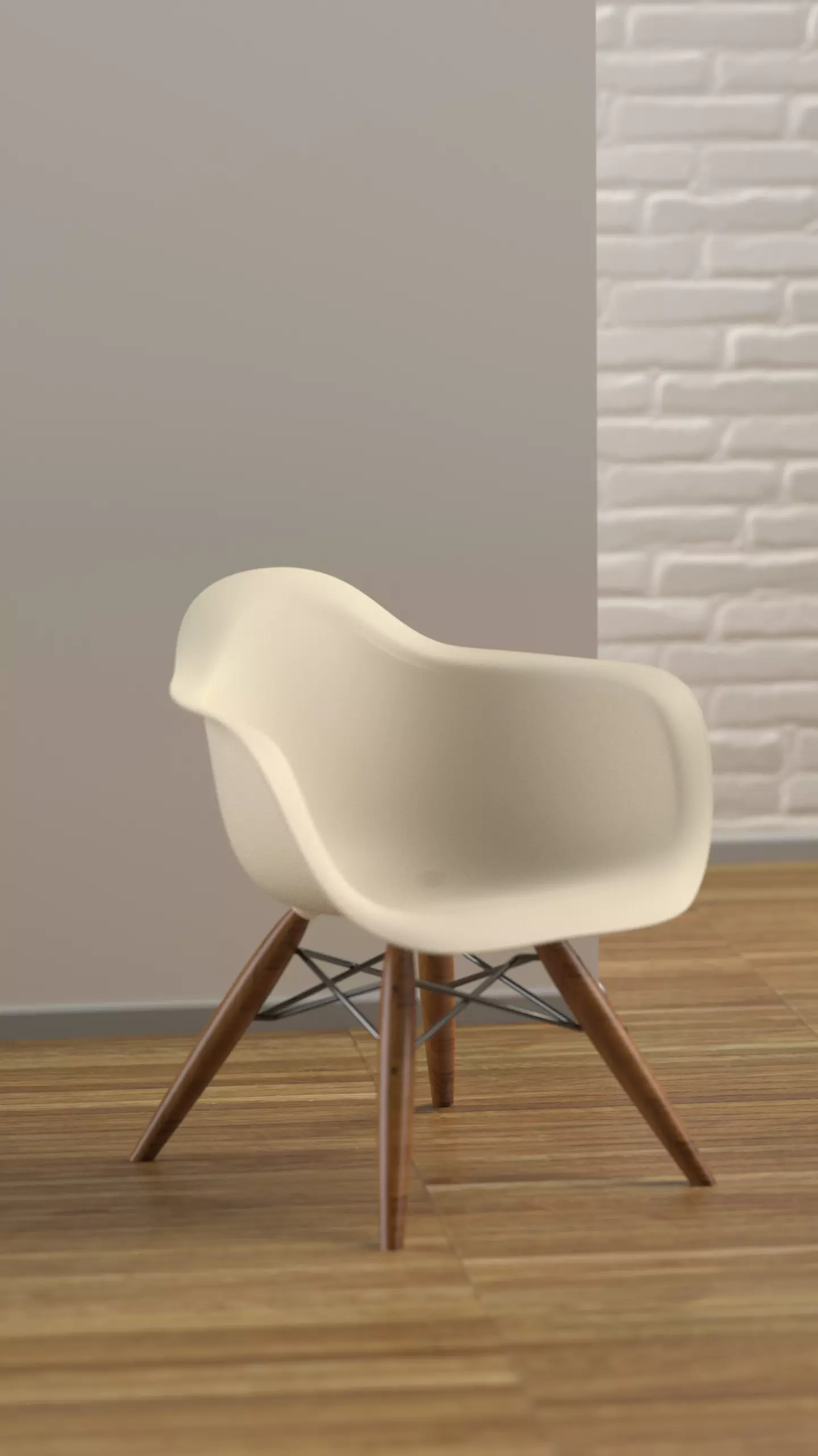Eames Inspired Chair Free 3D model