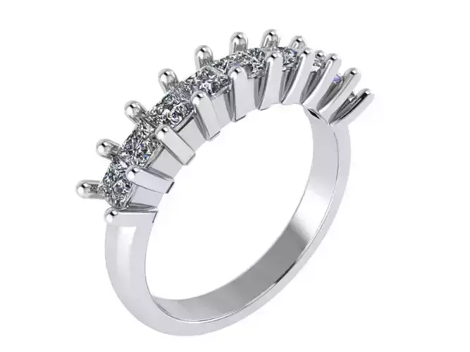 Princess Diamond Band Ring 2816