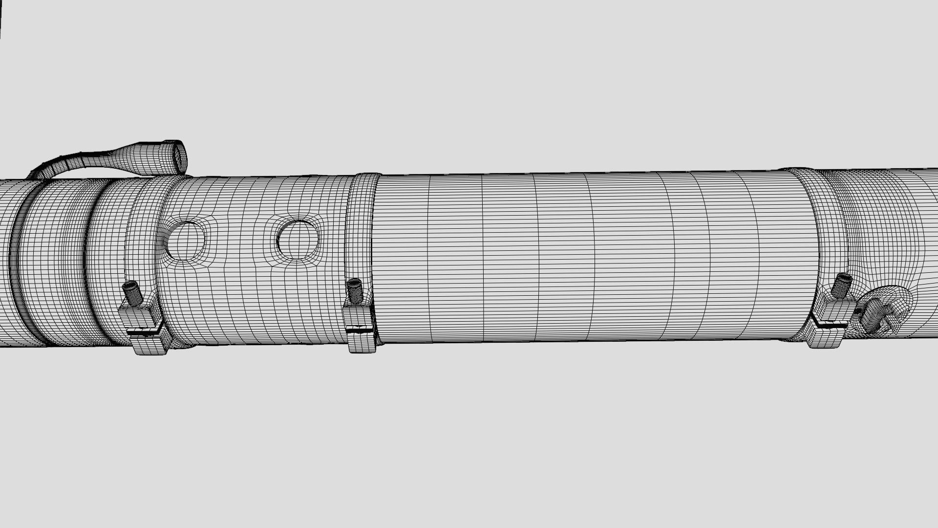 AIM-9L Sidewinder Air-to-air missile 3D model_10