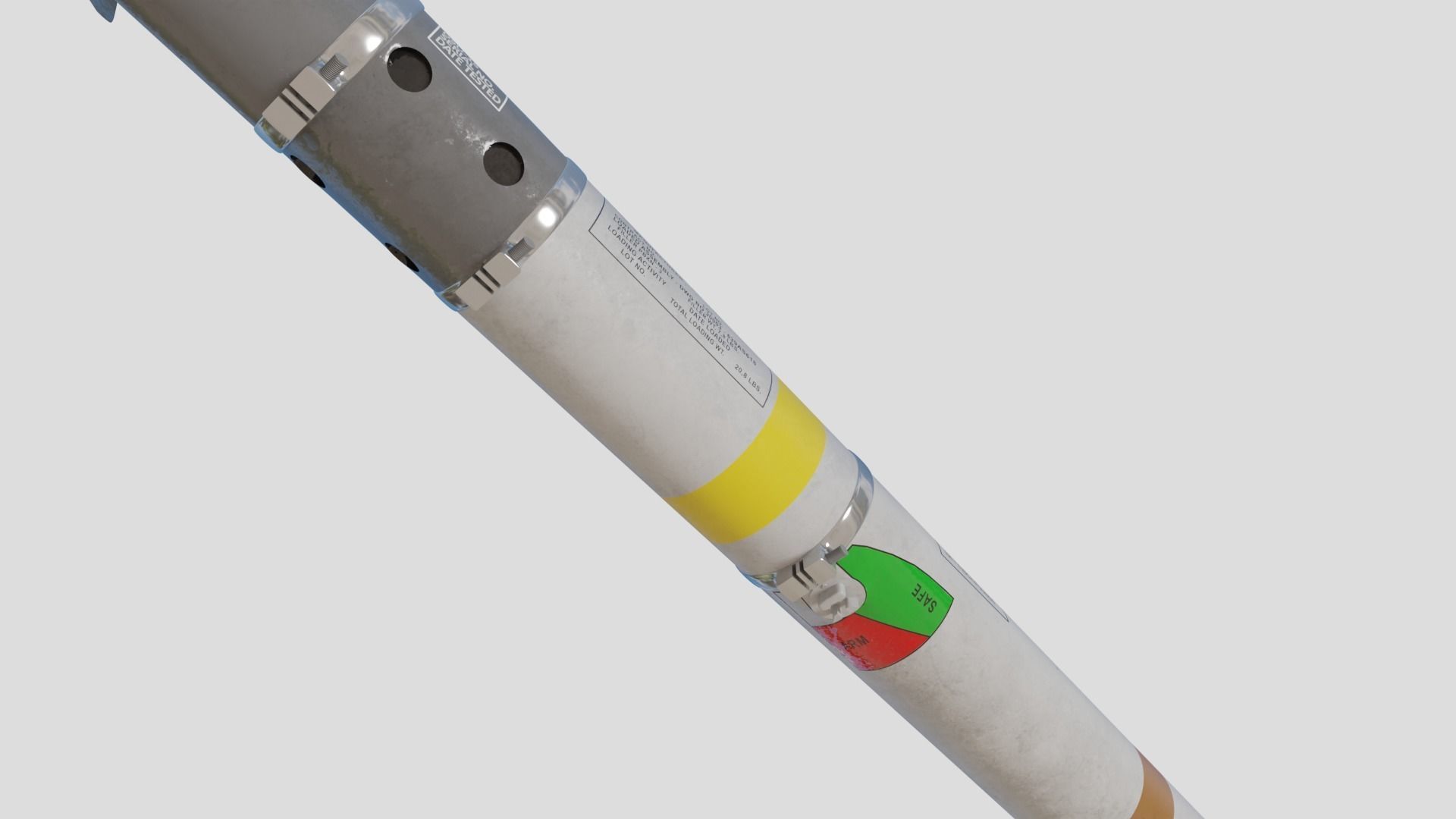 AIM-9L Sidewinder Air-to-air missile 3D model_3