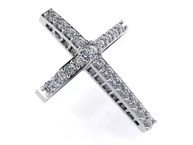 Cross Diamond Pendant 2821